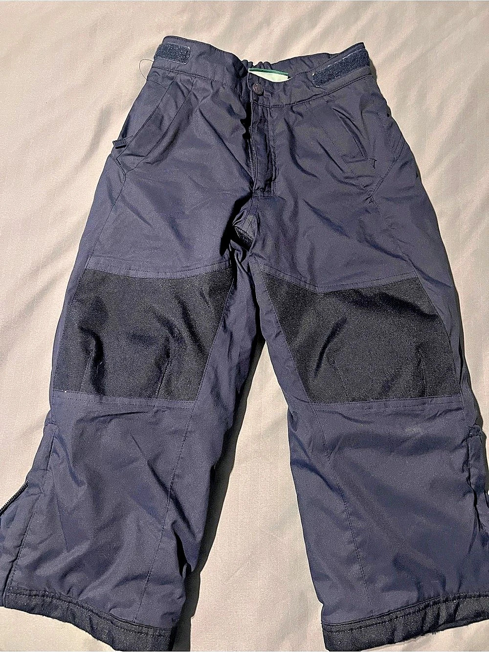 L.L.Bean kids size 4 snow ski pants Nylon navy blue